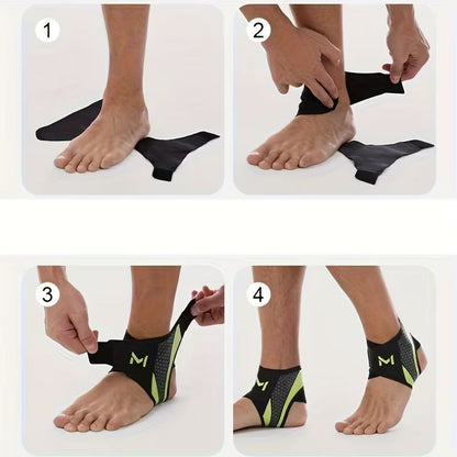 Pair of Ankle Brace Sports Wraps Bandages