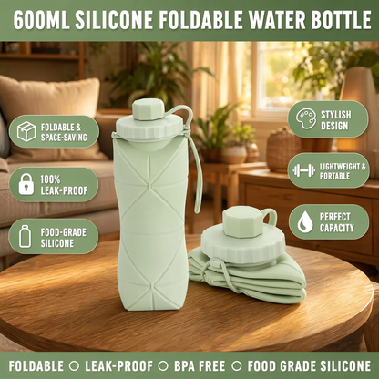 Silicone Foldable Water Bottle