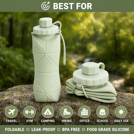Silicone Foldable Water Bottle