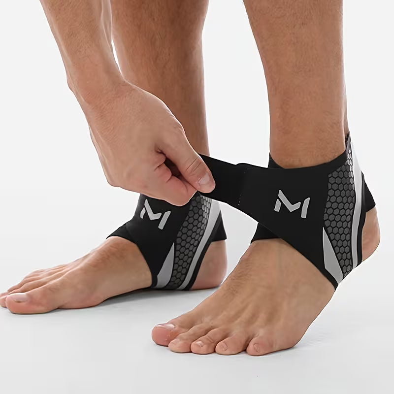 Pair of Ankle Brace Sports Wraps Bandages